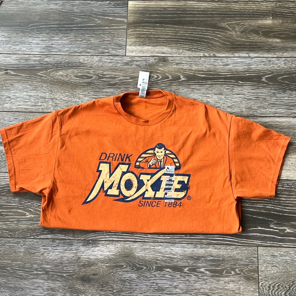 Mens Orange Graphic T-Shirt